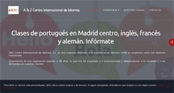 Desktop Screenshot of centro-idiomas-madrid.com