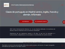 Tablet Screenshot of centro-idiomas-madrid.com